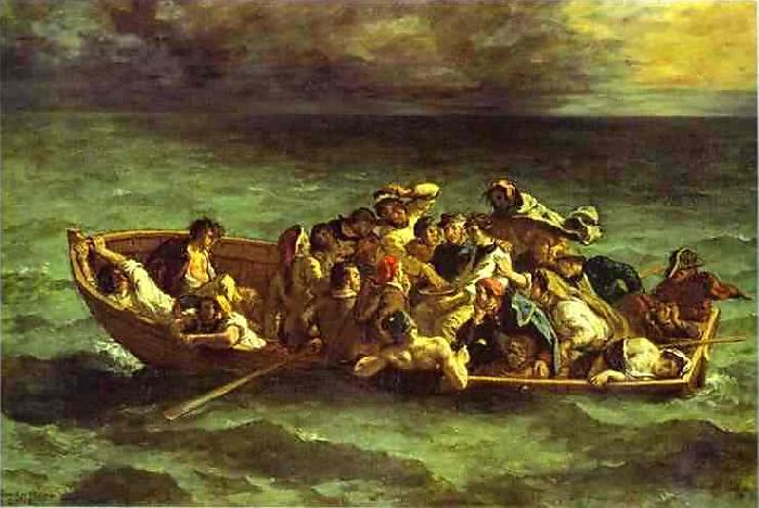 Eugene Delacroix The Shipwreck of Don Juan oil painting image